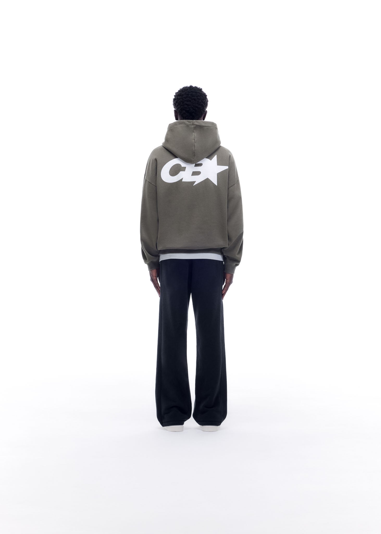 CB STAR RACING HOODIE - KHAKI