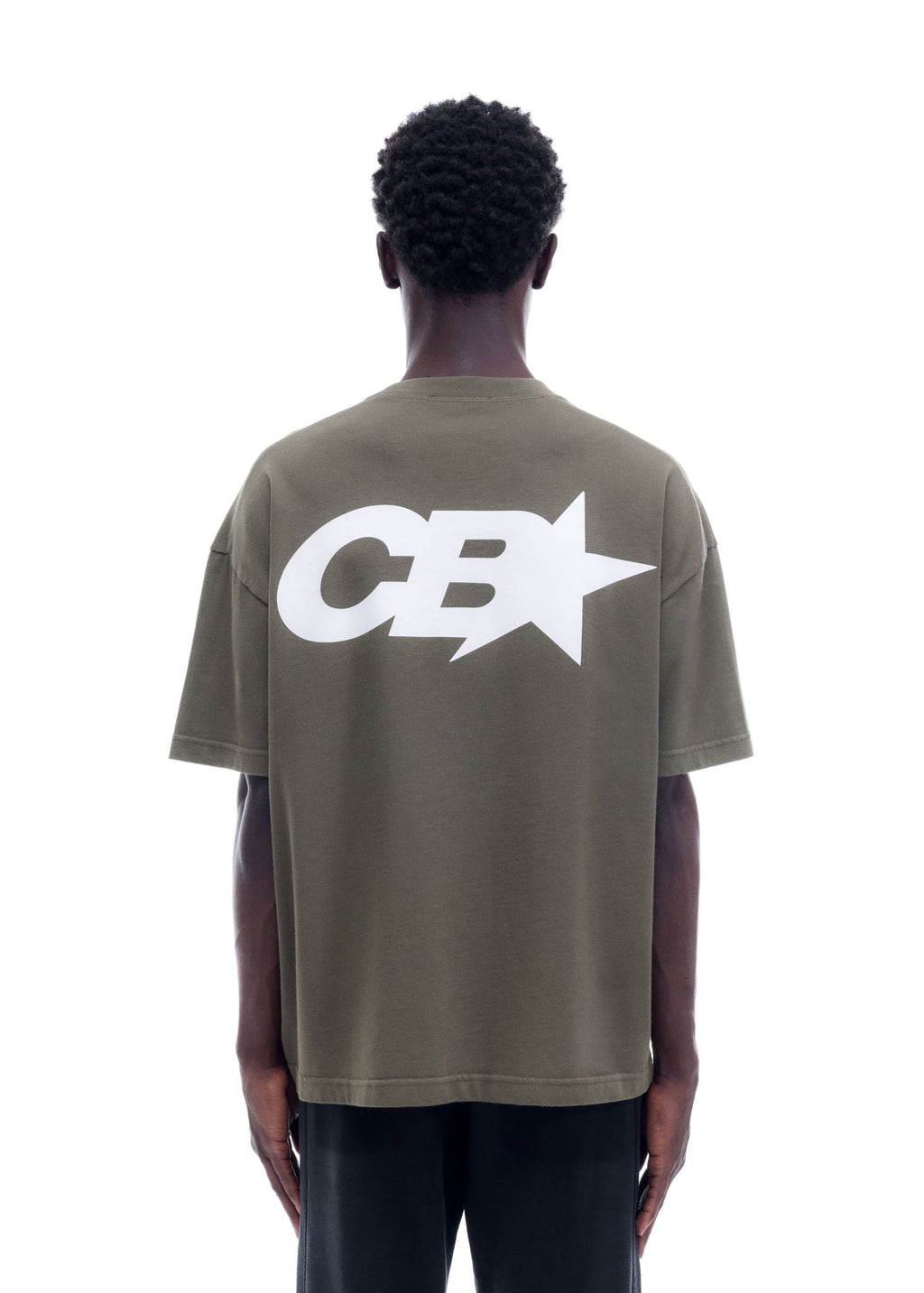 CB STAR RACING T-SHIRT - KHAKI
