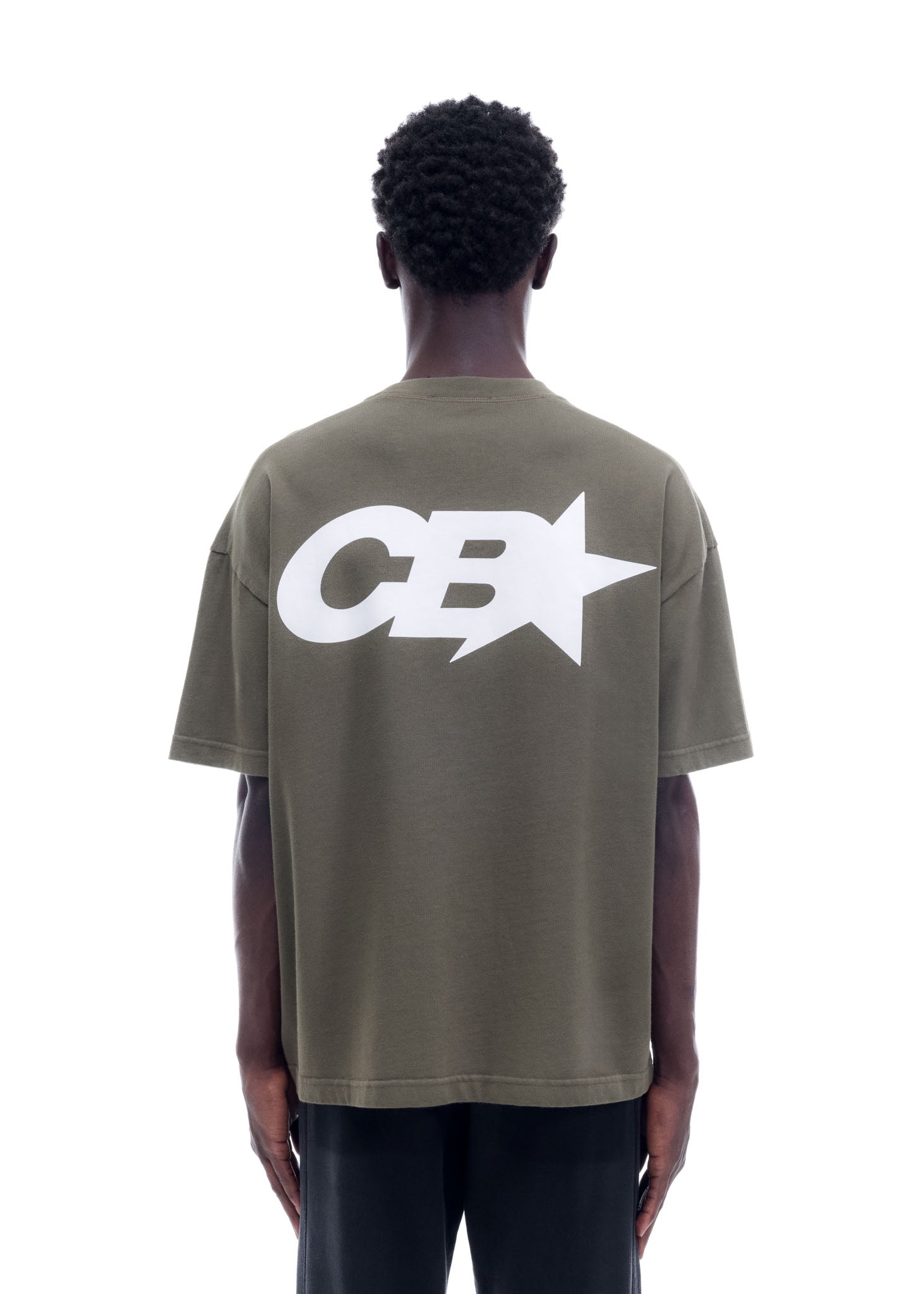 CB STAR RACING T-SHIRT - KHAKI