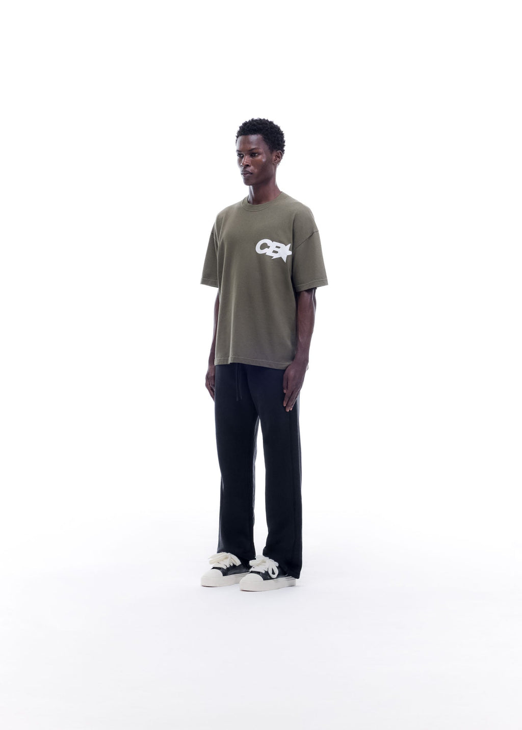 CB STAR RACING T-SHIRT - KHAKI