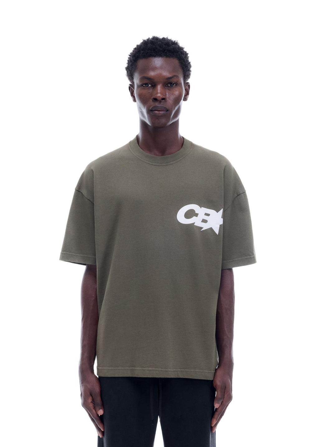 CB STAR RACING T-SHIRT - KHAKI