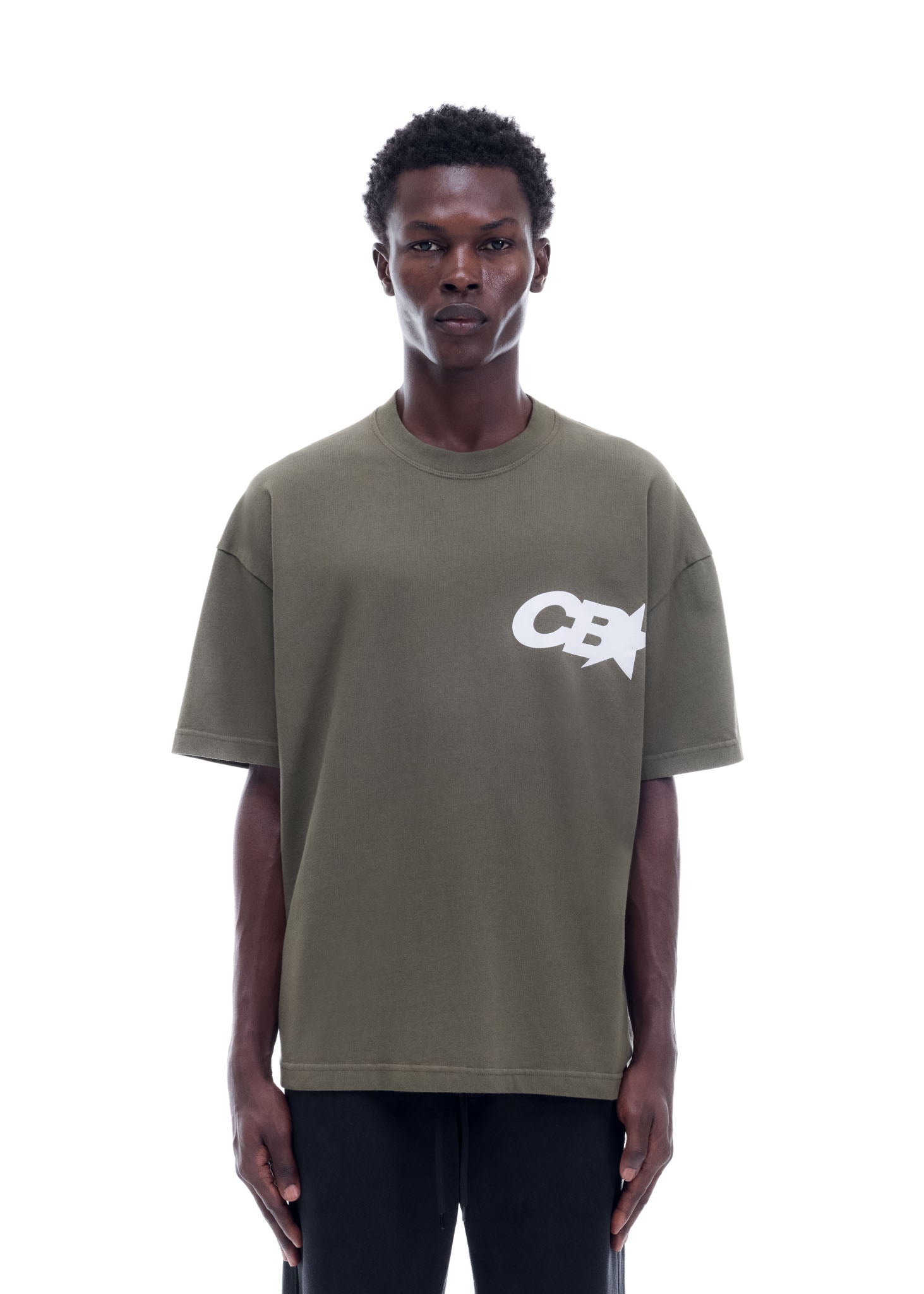 CB STAR RACING T-SHIRT - KHAKI