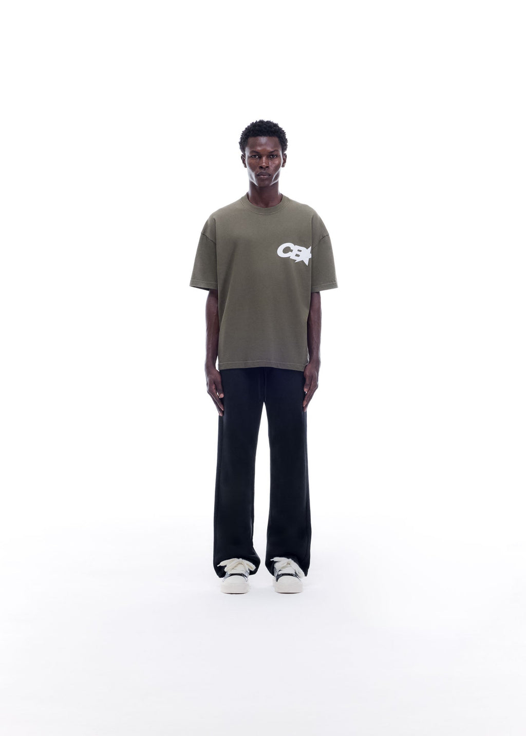 CB STAR RACING T-SHIRT - KHAKI