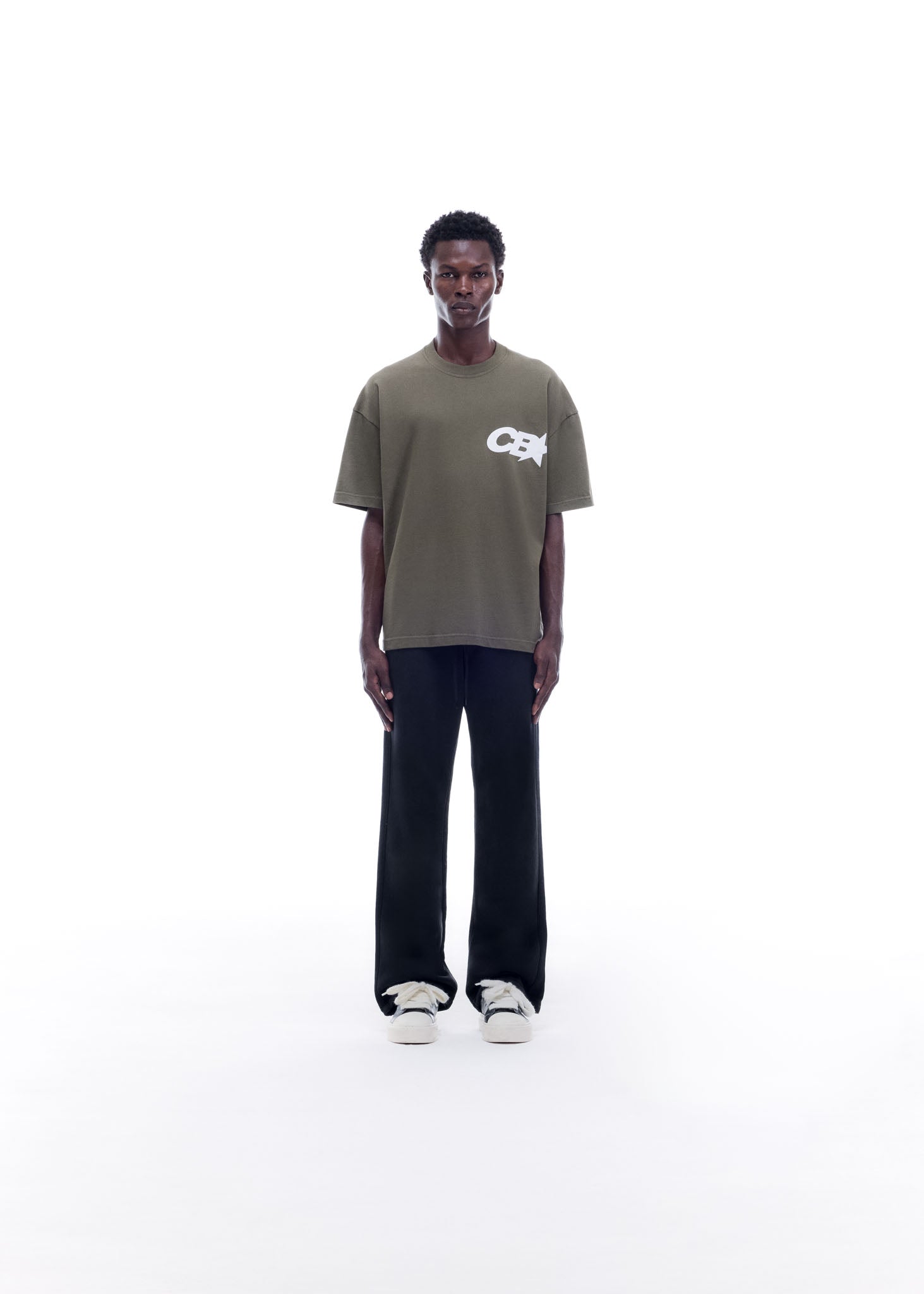 CB STAR RACING T-SHIRT - KHAKI