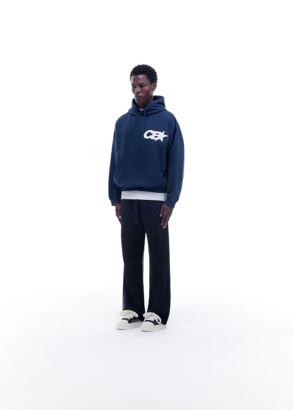 CB STAR RACING HOODIE - NAVY