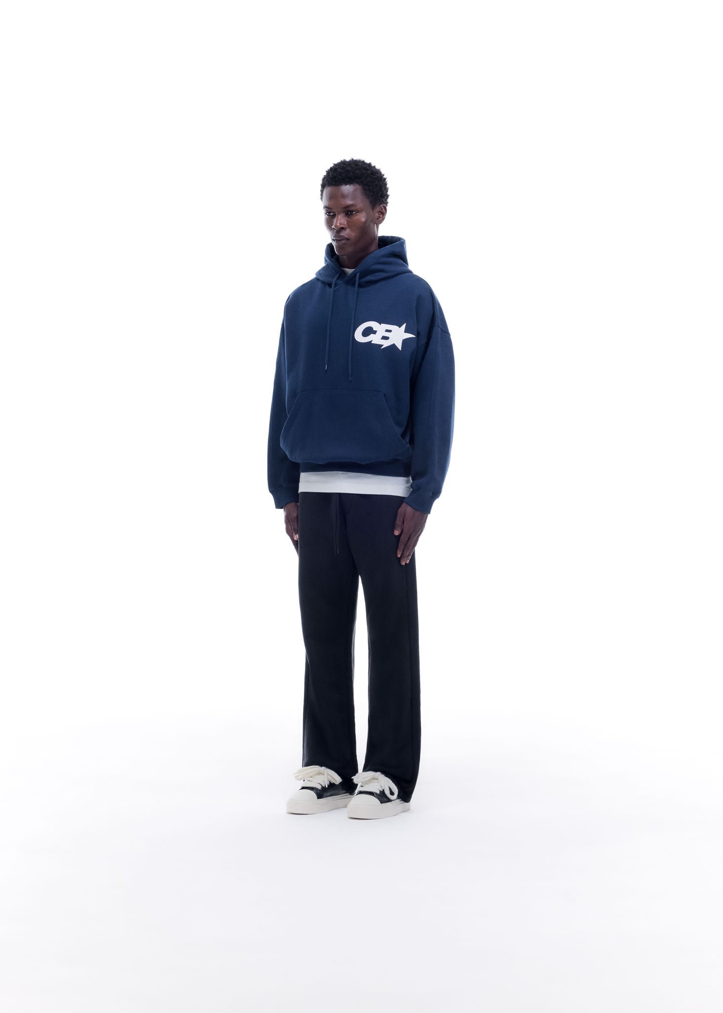 CB STAR RACING HOODIE - NAVY
