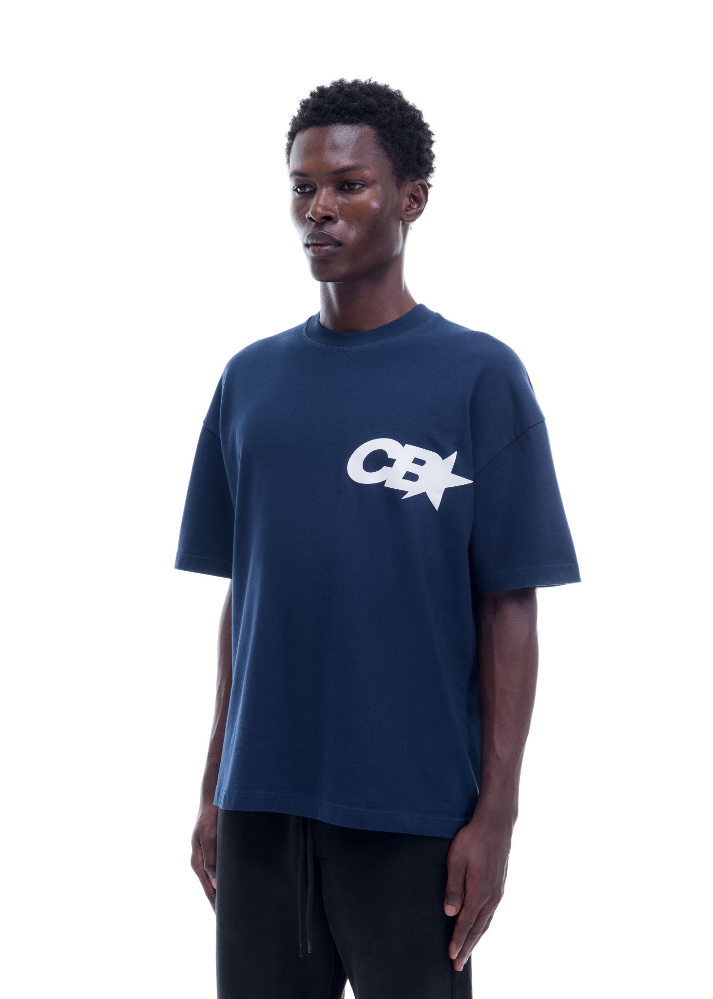 CB STAR RACING T-SHIRT - NAVY