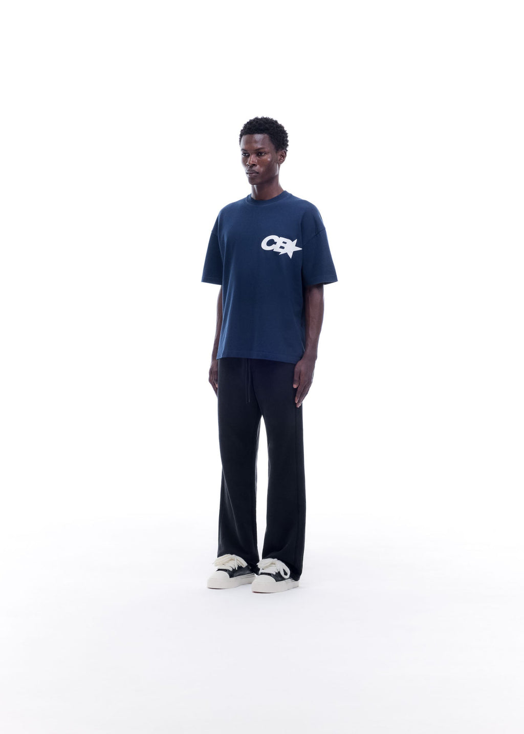 CB STAR RACING T-SHIRT - NAVY