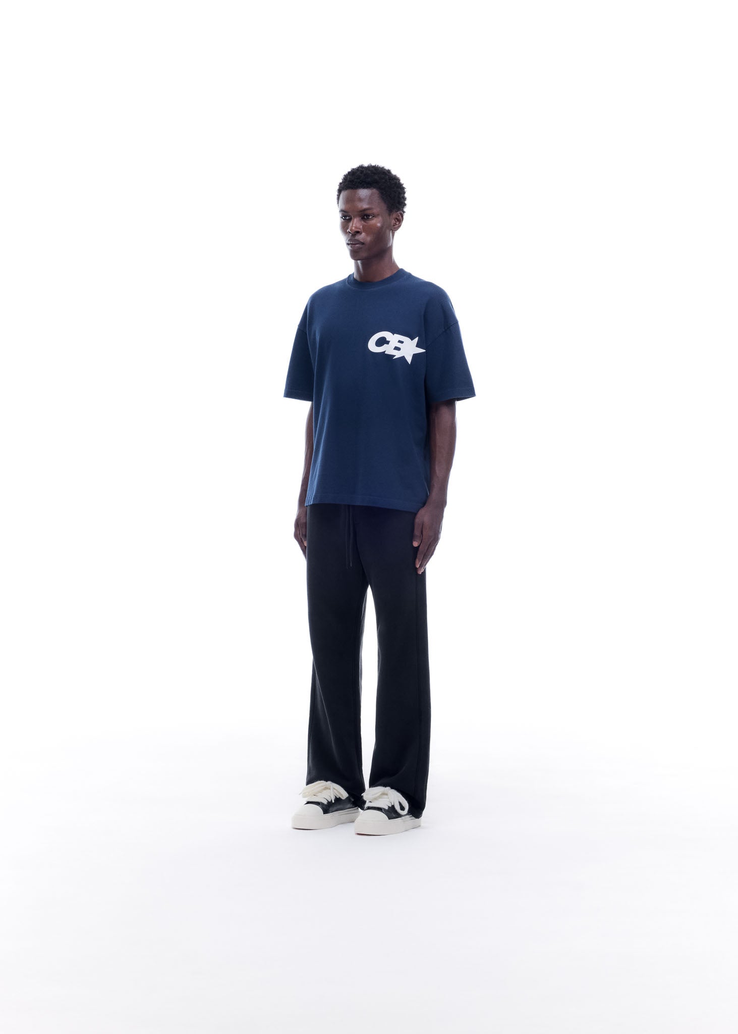 CB STAR RACING T-SHIRT - NAVY