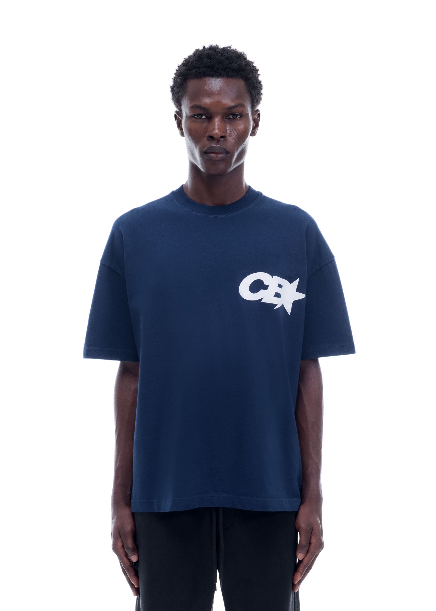 CB STAR RACING T-SHIRT - NAVY