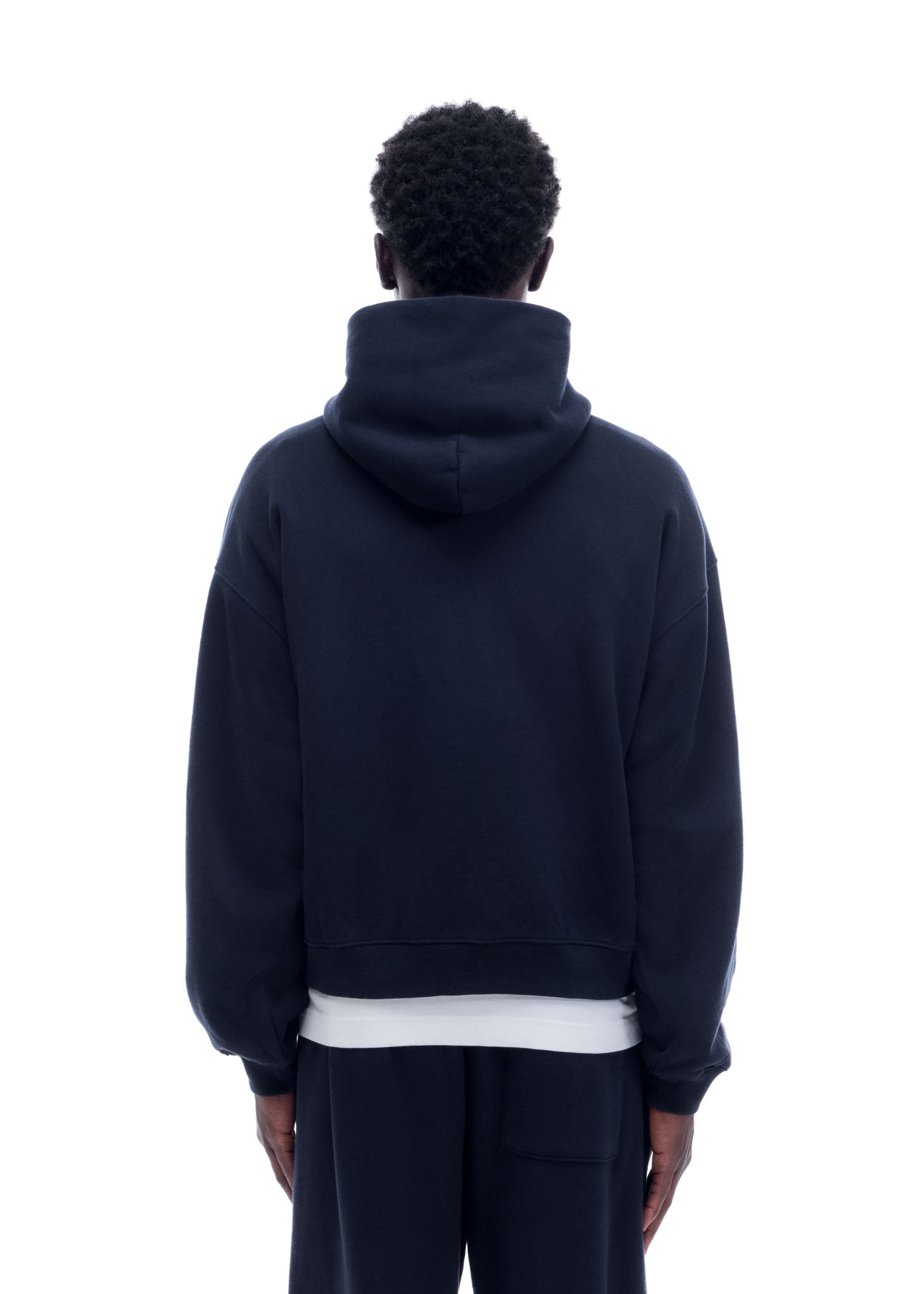 VINTAGE MINI LOGO ZIP HOODIE - VINTAGE NAVY