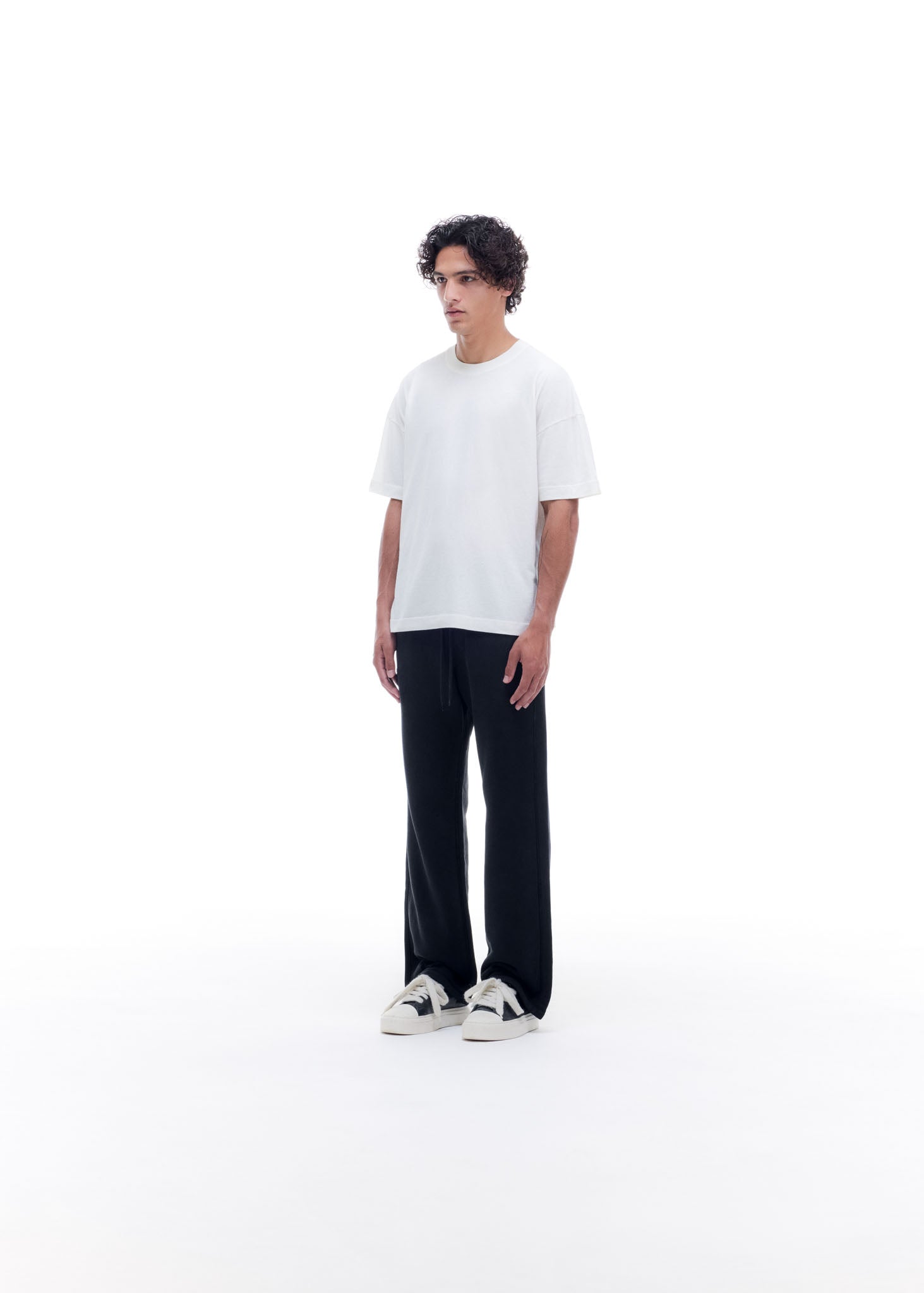 DISTRESSED LIGHTWEIGHT T-SHIRT - VINTAGE WHITE