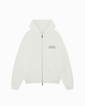 COLE BUXTON SPORT ZIPPED HOODIE - VINTAGE WHITE