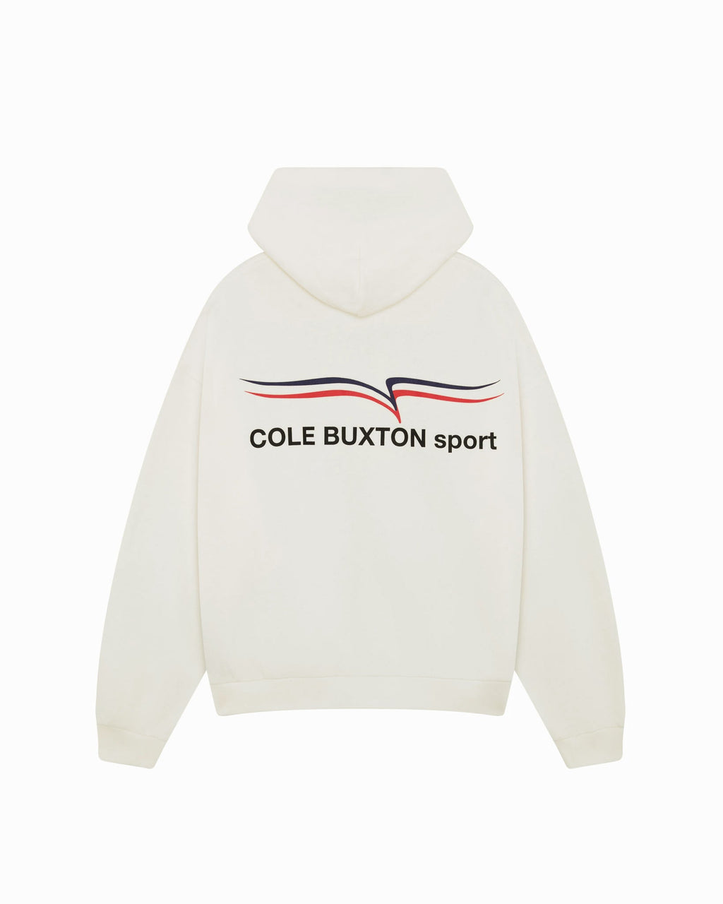 COLE BUXTON SPORT ZIPPED HOODIE - VINTAGE WHITE