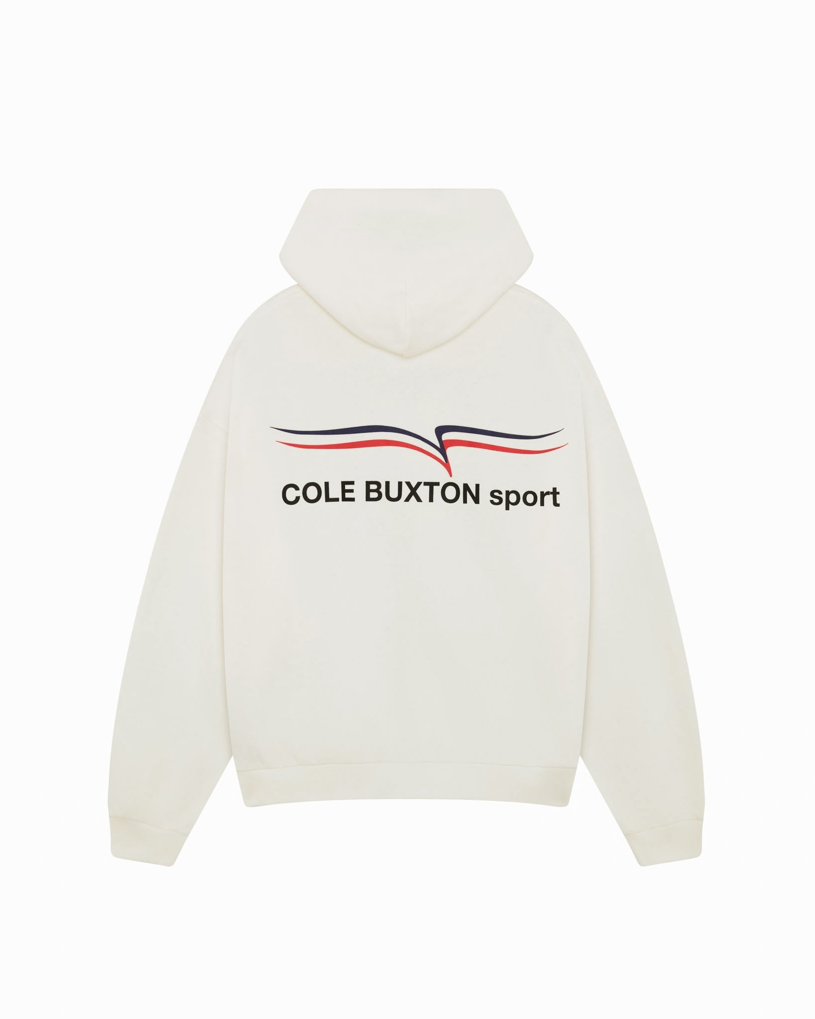 COLE BUXTON SPORT ZIPPED HOODIE - VINTAGE WHITE
